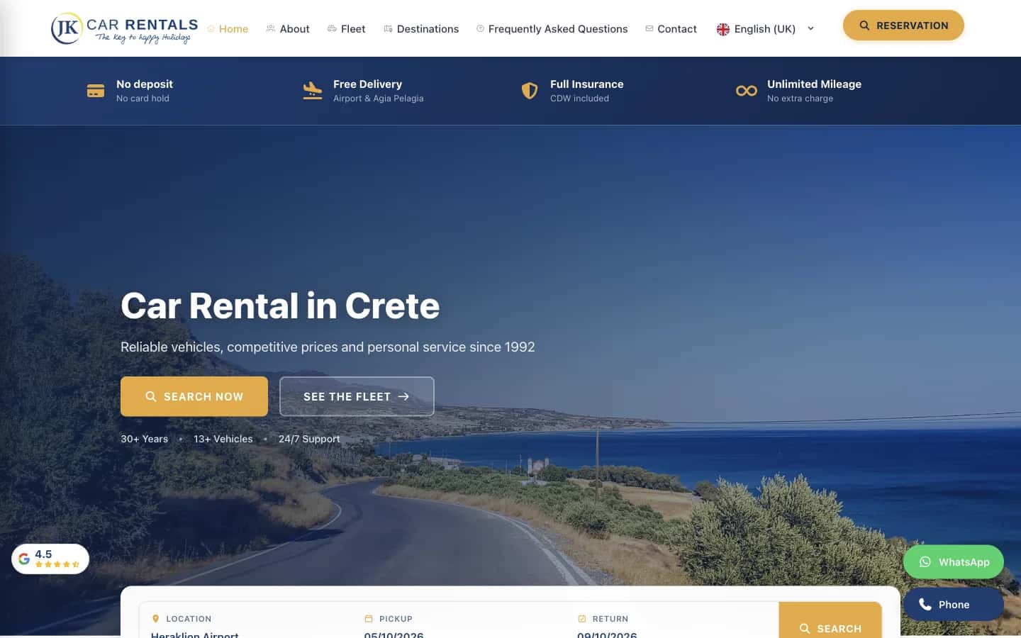 JK Tours: προβολή του έργου σε υπολογιστή