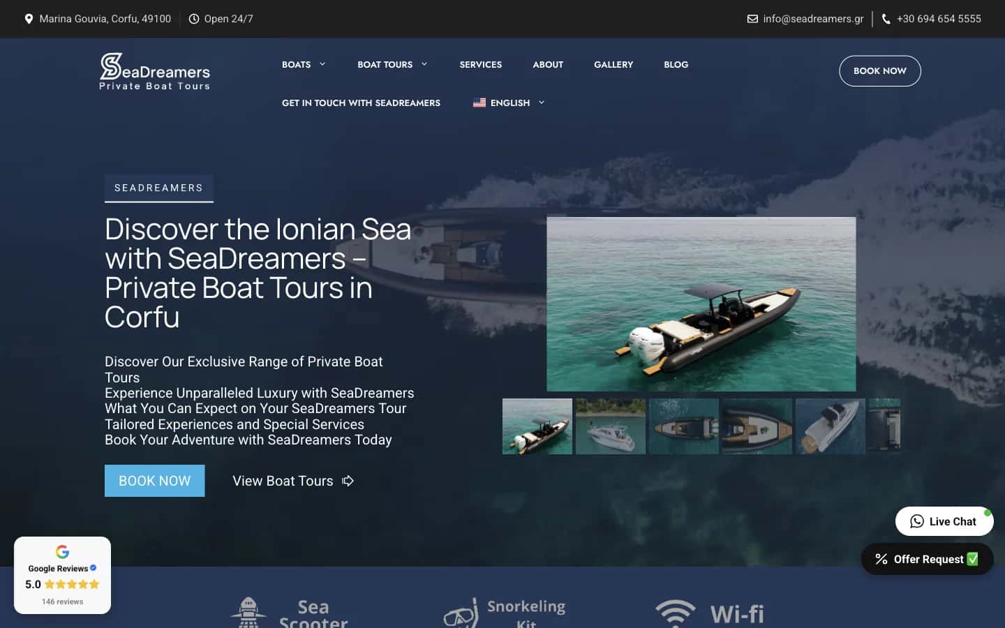 SeaDreamers: προβολή του έργου σε υπολογιστή