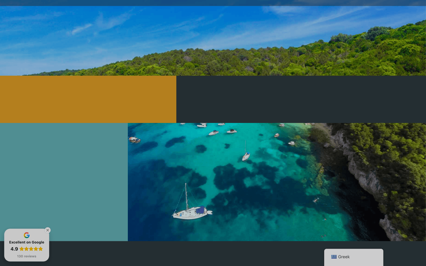 Paradise Cruise - Website Preview