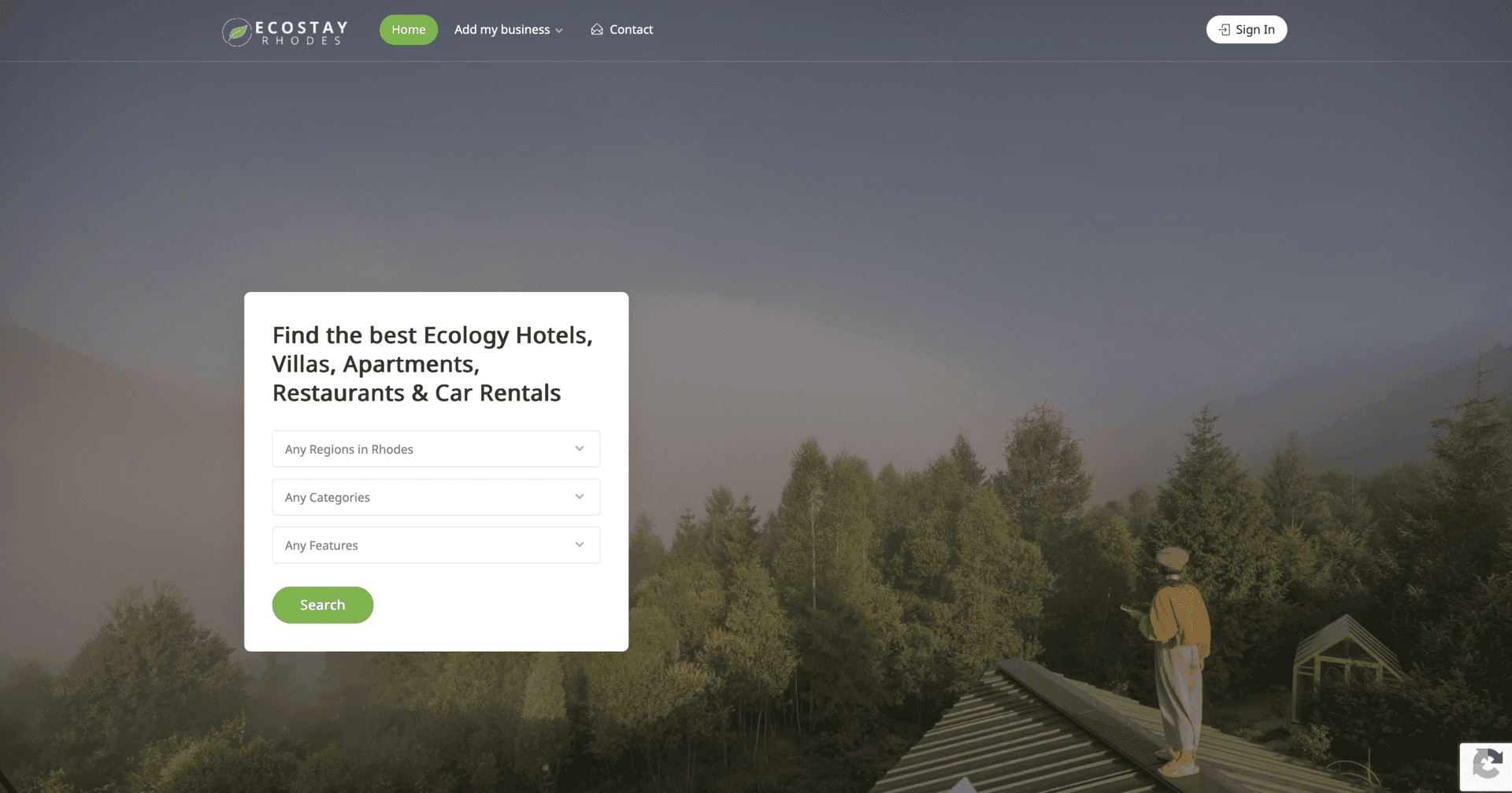 EcoStay Rhodes - Desktop