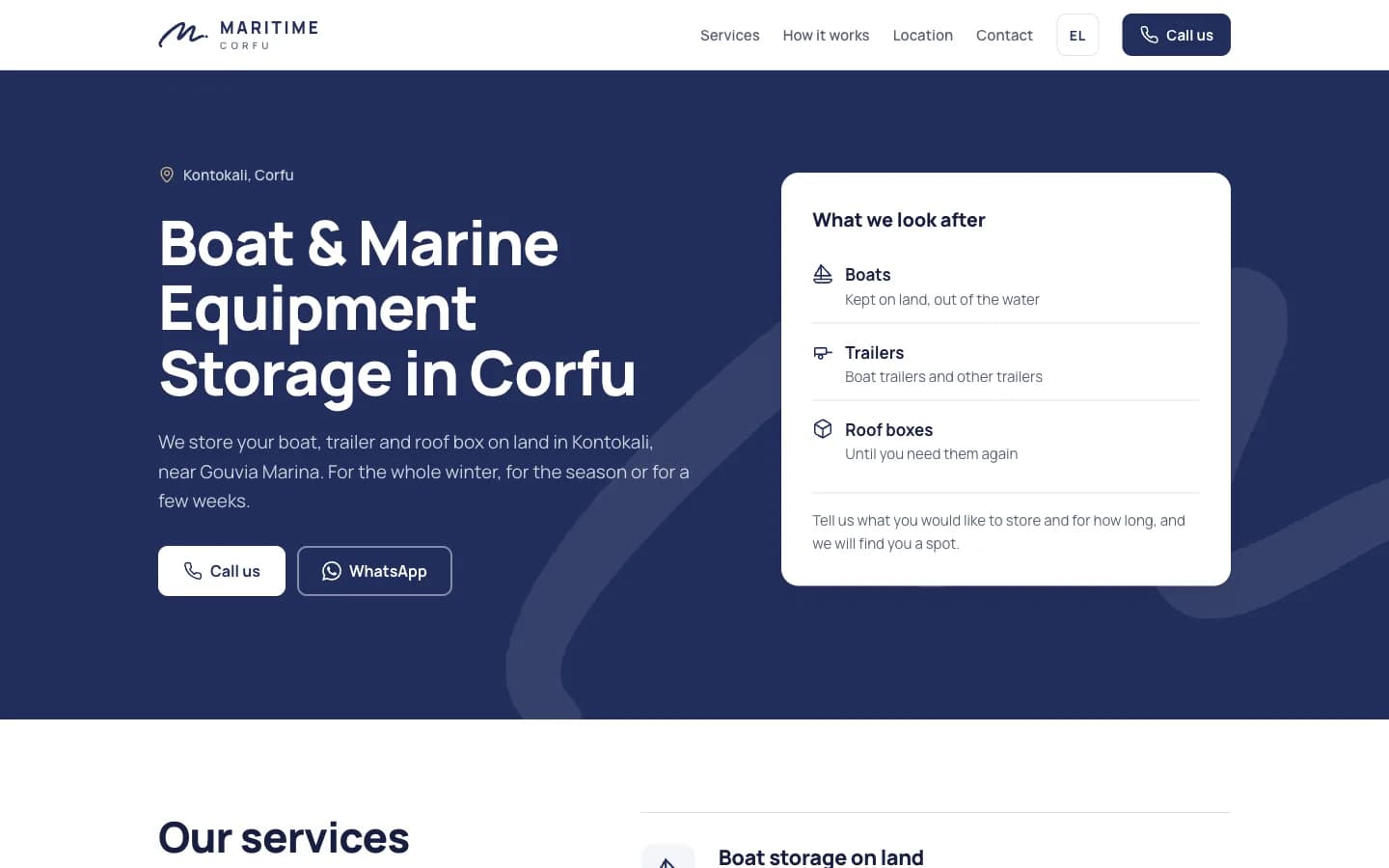 Maritime Corfu: προβολή του έργου σε υπολογιστή