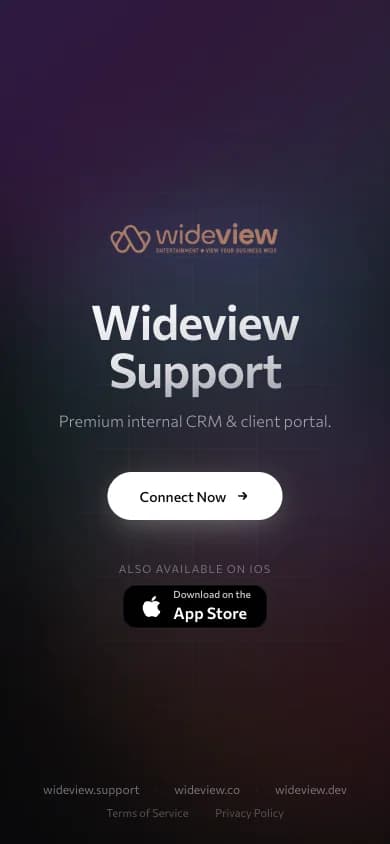 Wideview Support: προβολή του έργου σε κινητό